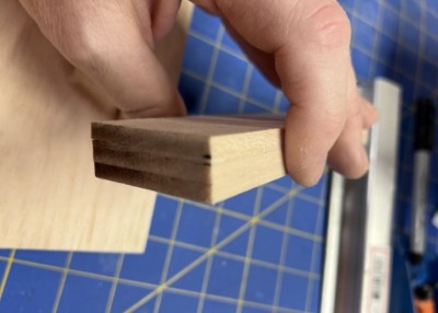 The center layer of 1/16&quot; balsa is an alignment tool.  This allows you to make sure the tip is straight and true relative to the TE and LE.