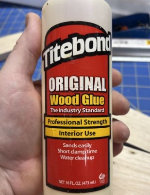 I use Titebond to glue all balsa to foam.