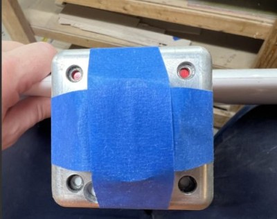 Tape you mount in place to prevent misalignment while drilling.  I drill through the face of the mount with a bit that fits my mount hole.  I start in one corner and install a screw before moving onto the next hole.