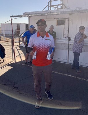 Matias Salar. Second Place and Fast Time
